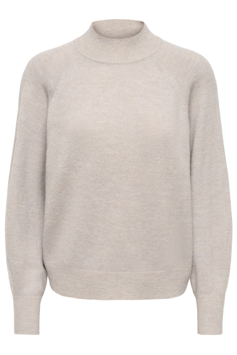 Jacqueline de Yong taupe dames trui | Vooraanzicht