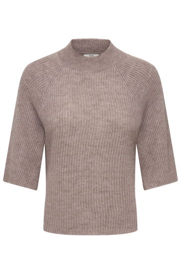 Jacqueline de Yong Trui JDYHENNY 3/4 O-NECK PULLOVER KNT 15379684 Brownie/MELANGE