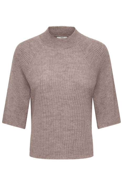 Jacqueline de Yong camel dames trui | Vooraanzicht