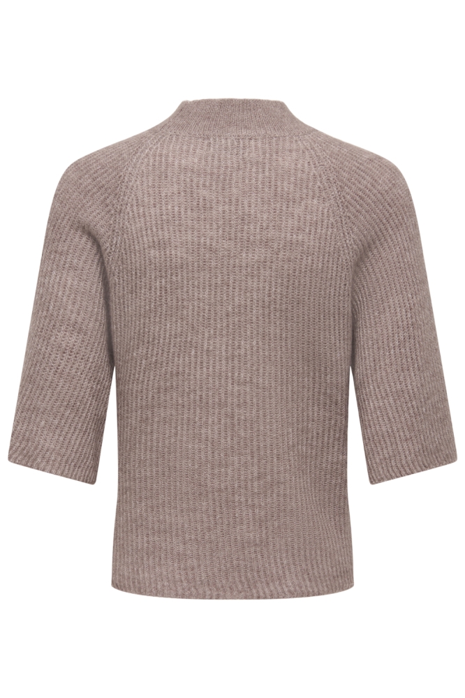 Jacqueline de Yong camel dames trui | Achteraanzicht