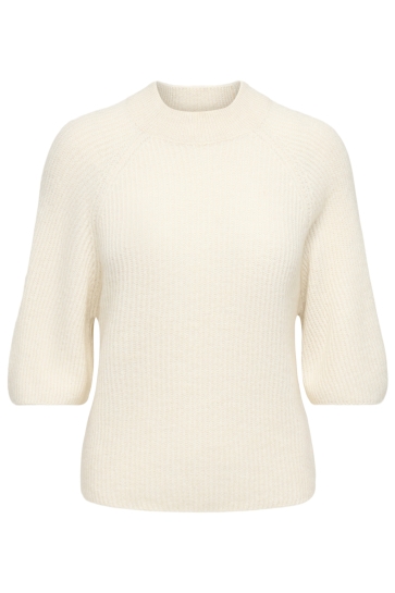 Jacqueline de Yong Trui JDYHENNY 3/4 O-NECK PULLOVER KNT 15379684 Ecru/MELANGE