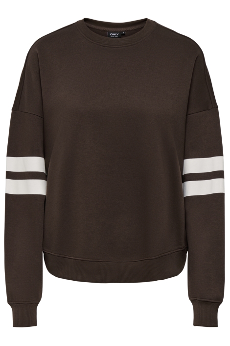 Only bruine dames sweater | Vooraanzicht