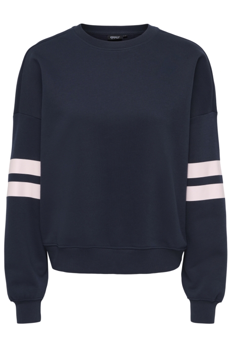 Only blauwe dames sweater | Vooraanzicht