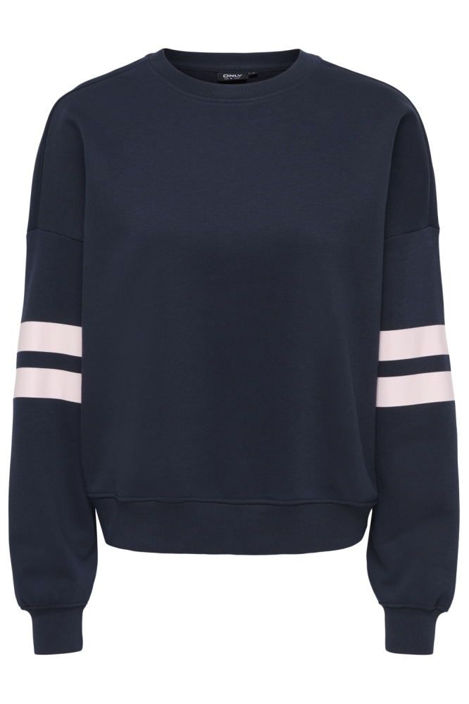 Only blauwe dames sweater | Vooraanzicht