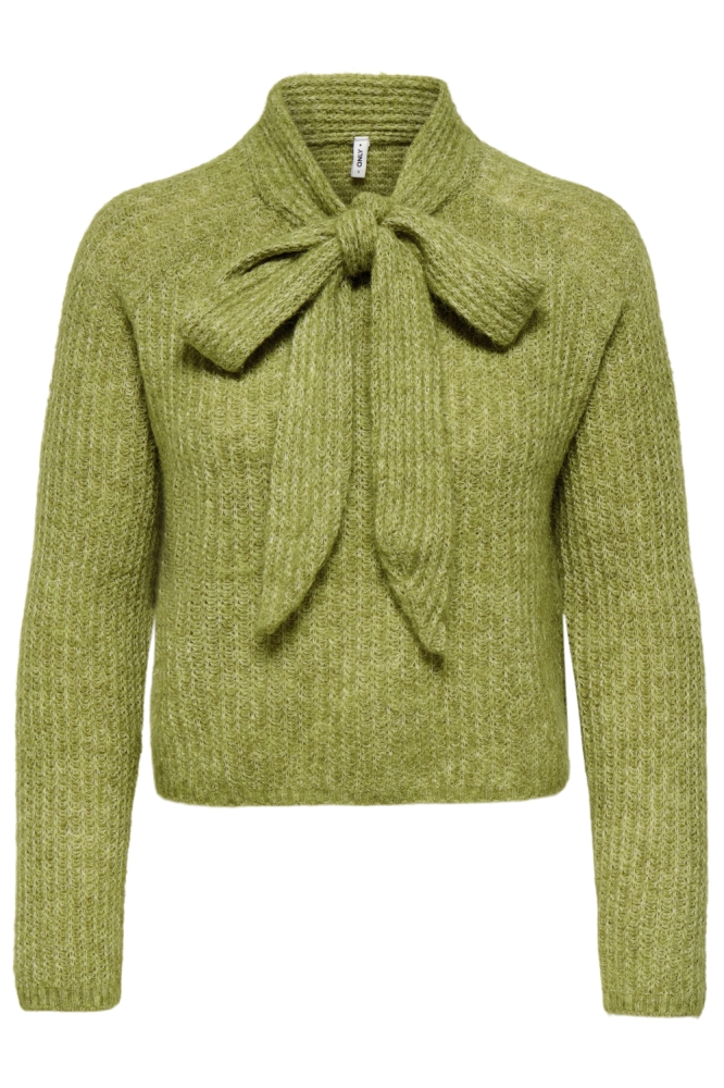 Only groene dames trui | Vooraanzicht
