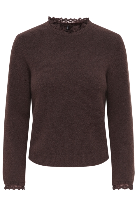 Only bruine dames trui | Vooraanzicht