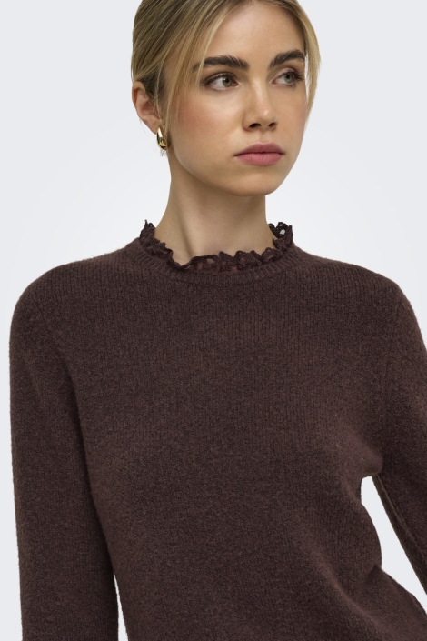 Only bruine dames trui | Close up
