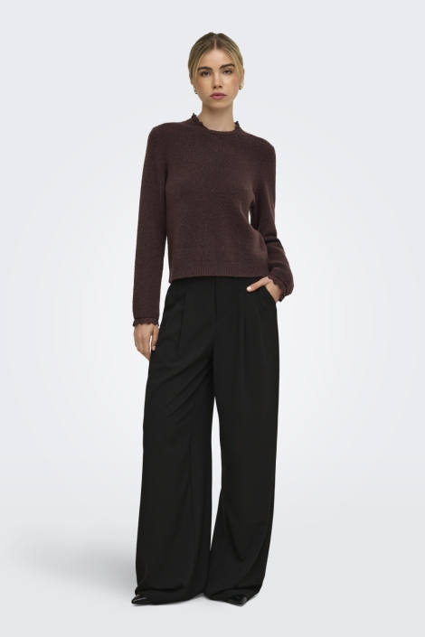 Only bruine dames trui | Model