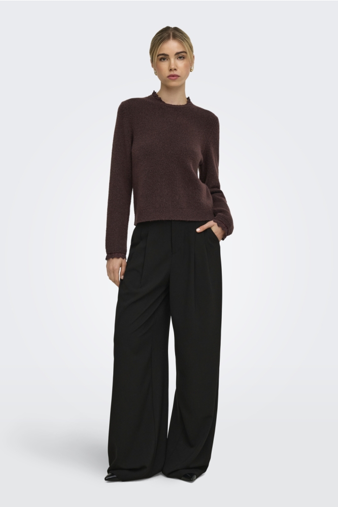 Only bruine dames trui | Model