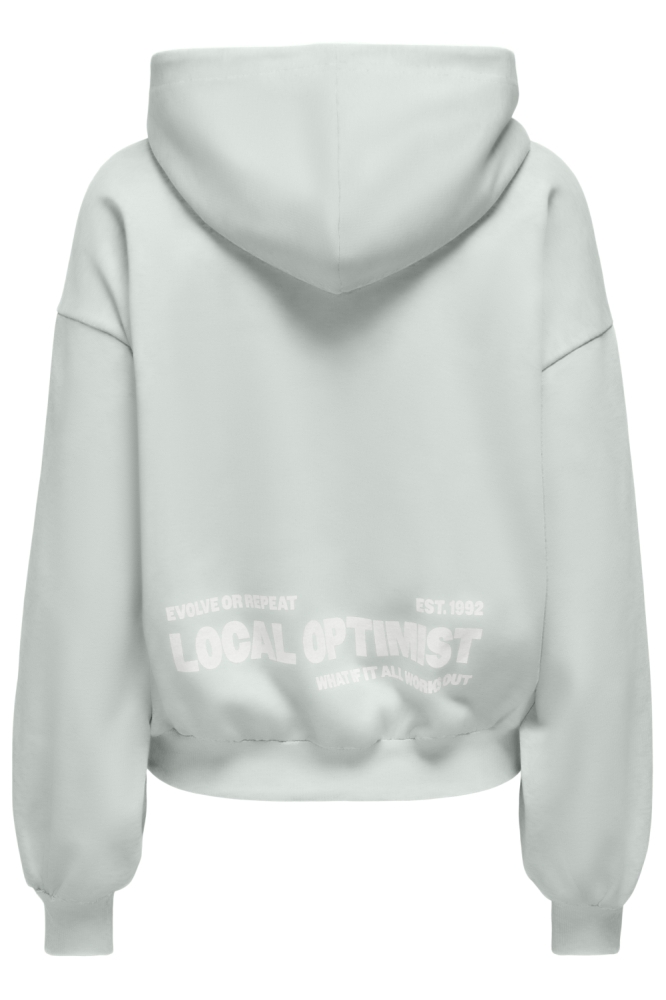 Only groene dames sweater | Achteraanzicht