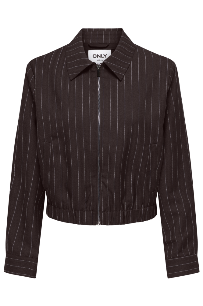 Only bruine dames vest | Vooraanzicht