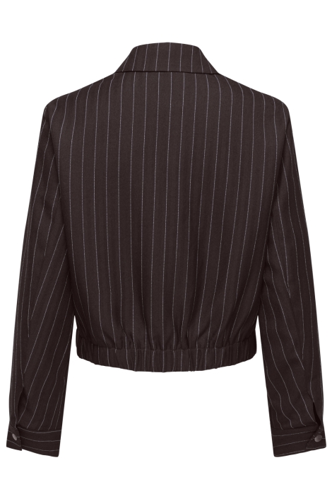Only bruine dames vest | Achteraanzicht