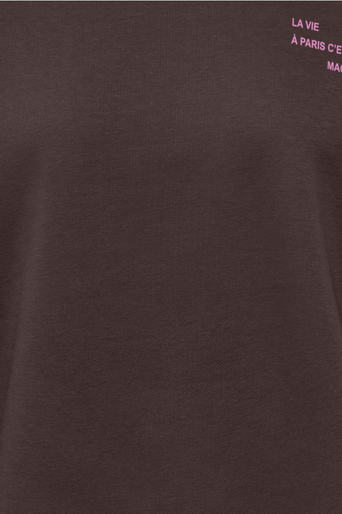 Only bruine dames sweater | Kleurstaal