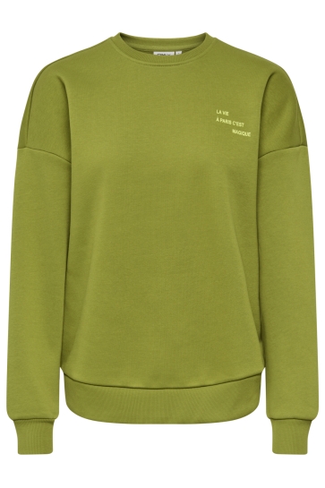 Only Trui ONLZENJA BOXY L/S BOX PRI CS SWT 15365859 CARDAMOM SEED/ ATELIER