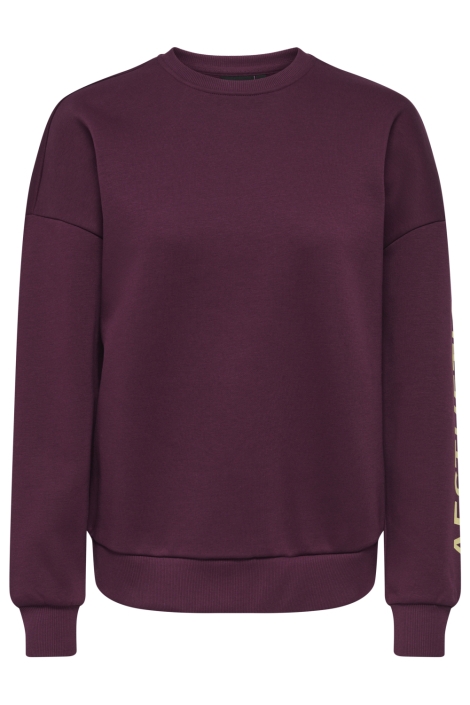 Only bordeaux dames sweater | Vooraanzicht