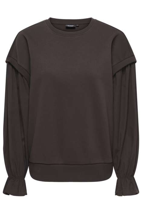 Only bruine dames sweater | Vooraanzicht