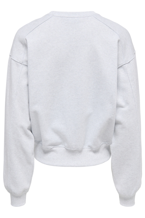 Only grijze dames sweater | Achteraanzicht
