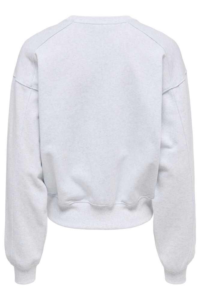 Only grijze dames sweater | Achteraanzicht