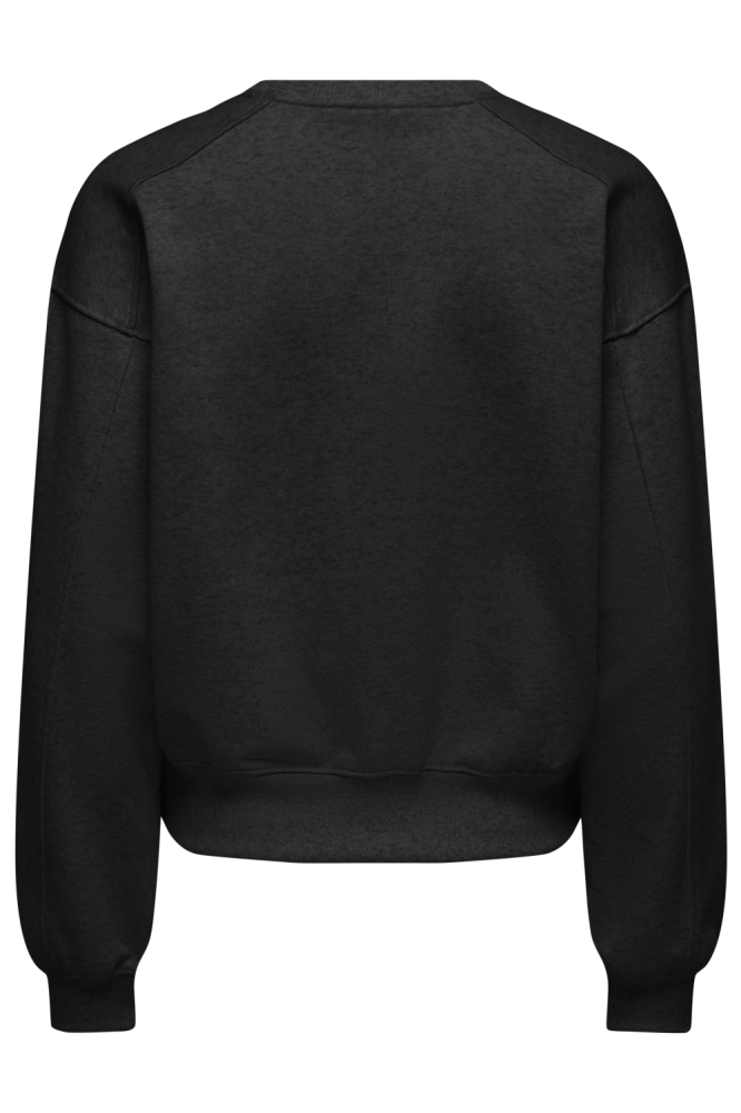Only zwarte dames sweater | Achteraanzicht