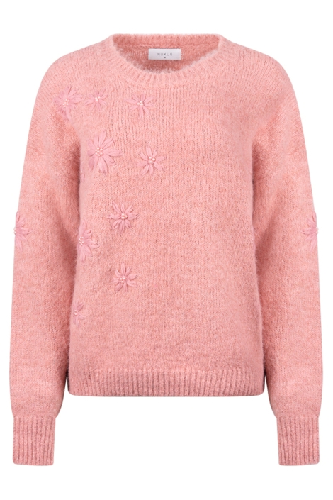 Nukus roze dames trui | Vooraanzicht