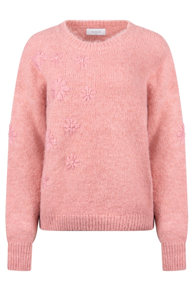 Nukus roze dames trui | Vooraanzicht