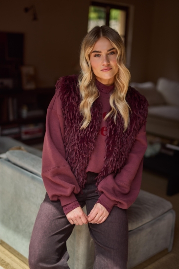 Nukus Trui NICOLA PULLOVER NKF03099 333 cherry