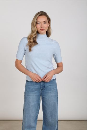 Nukus Trui LINSY PULLOVER SS NKF03073 46 sky