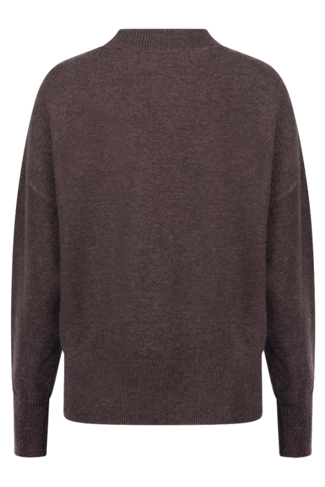 Nukus bruine dames sweater | Achteraanzicht
