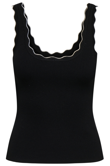 Jacqueline de Yong zwarte dames top | Vooraanzicht