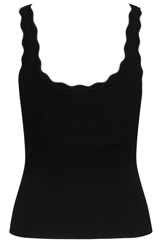 Jacqueline de Yong zwarte dames top | Achteraanzicht