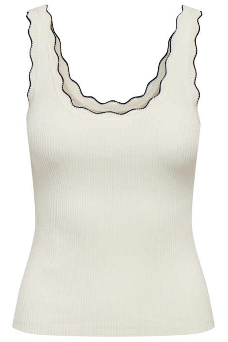 Jacqueline de Yong witte dames top | Vooraanzicht
