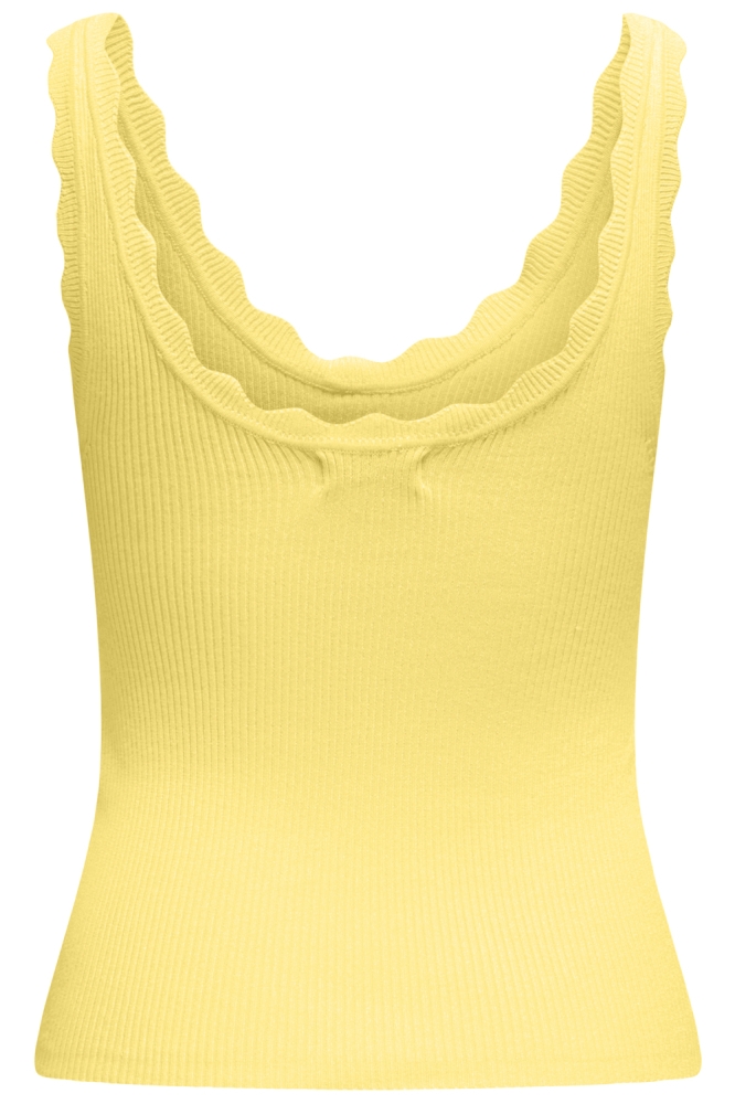 Jacqueline de Yong gele dames top | Achteraanzicht