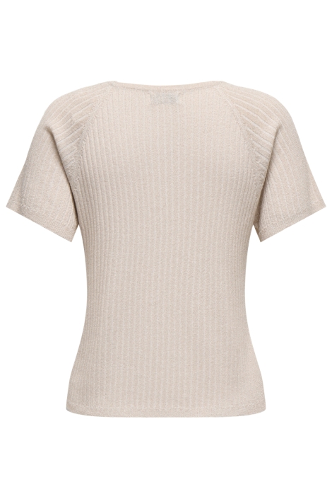 Jacqueline de Yong zand dames t-shirt | Achteraanzicht