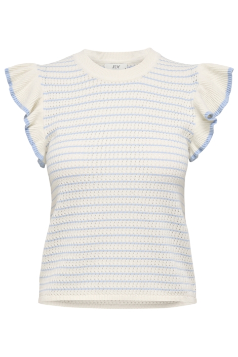 Jacqueline de Yong witte dames top | Vooraanzicht