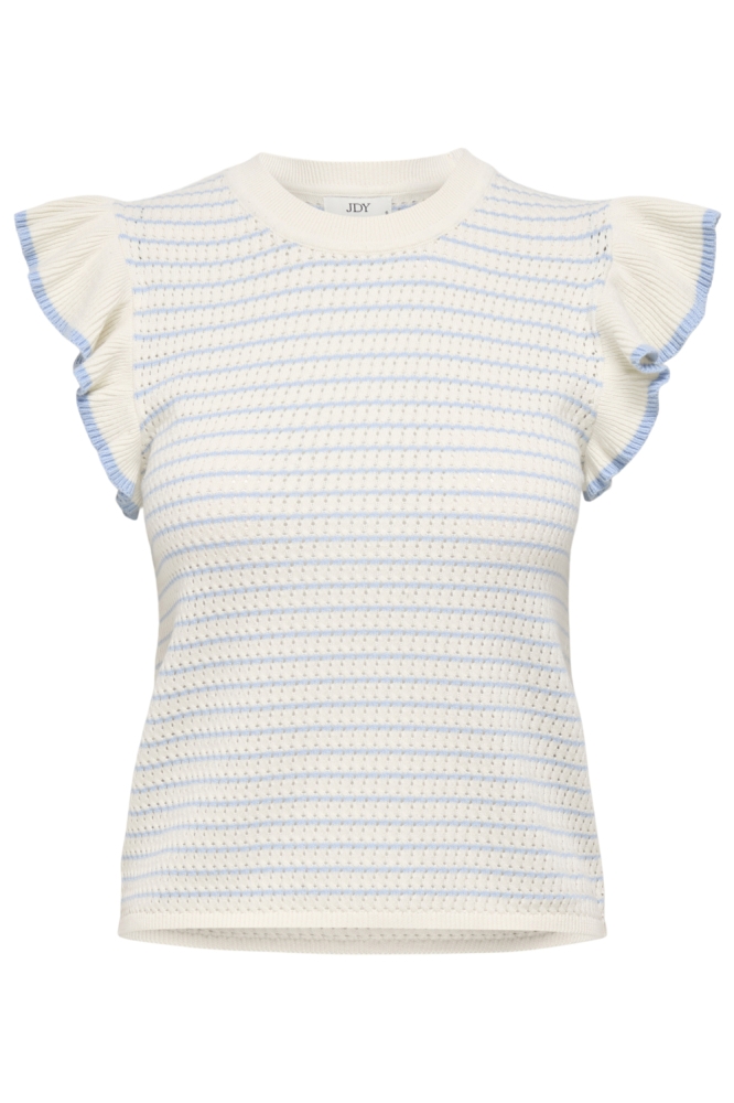 Jacqueline de Yong witte dames top | Vooraanzicht