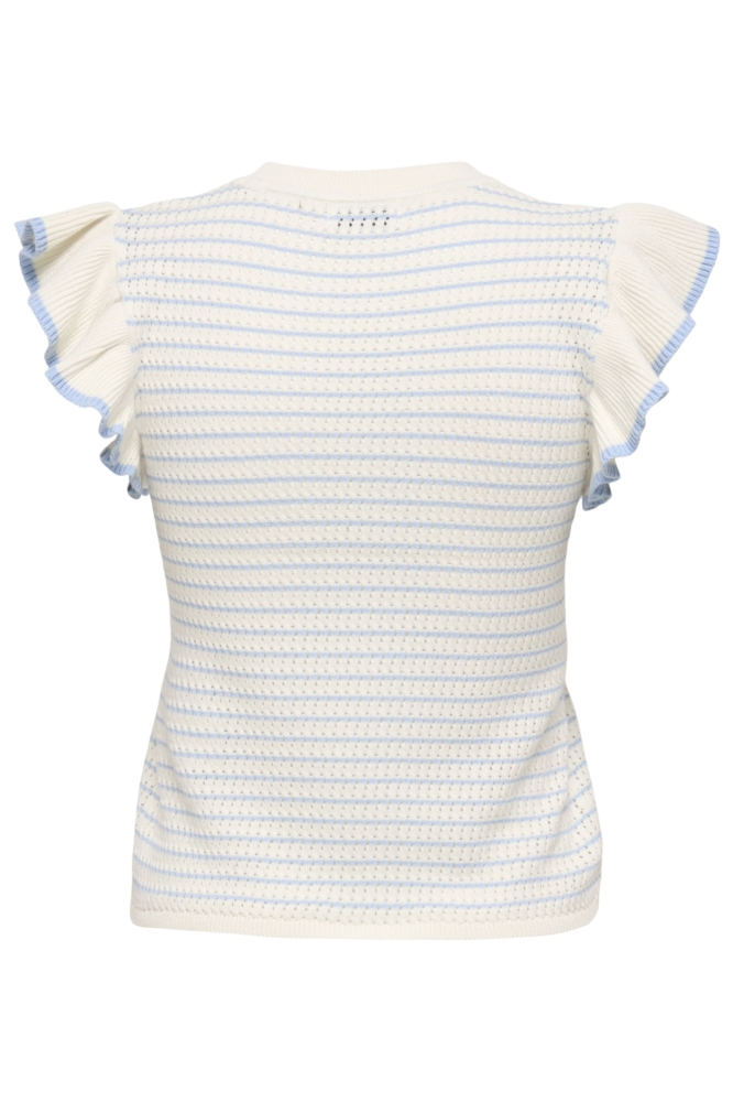 Jacqueline de Yong witte dames top | Achteraanzicht