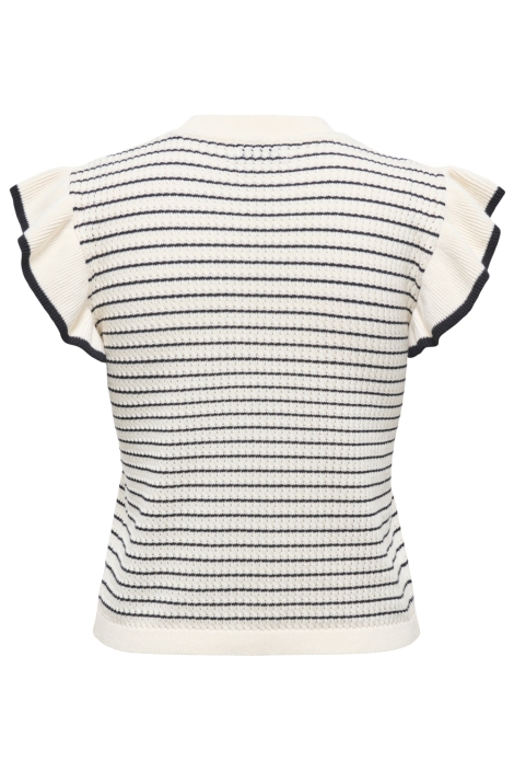 Jacqueline de Yong beige dames t-shirt | Achteraanzicht
