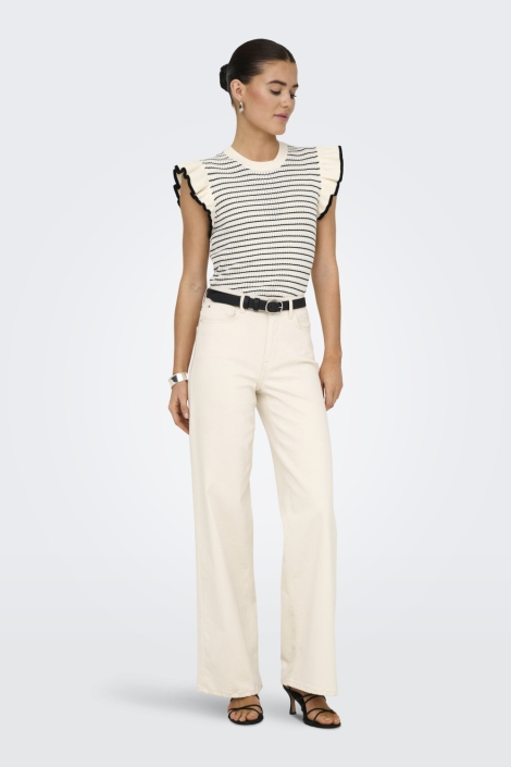 Jacqueline de Yong beige dames top | Model