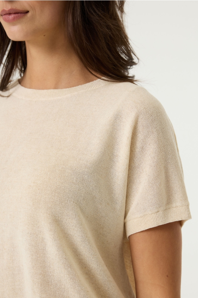 Garcia beige dames trui | Close up