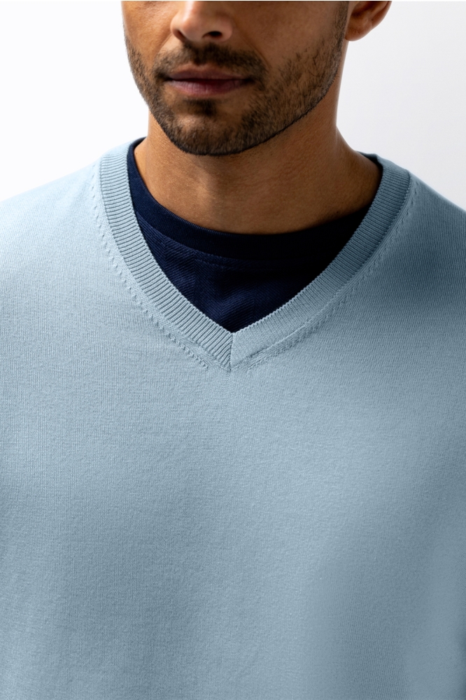 State of Art blauwe heren trui | Close up