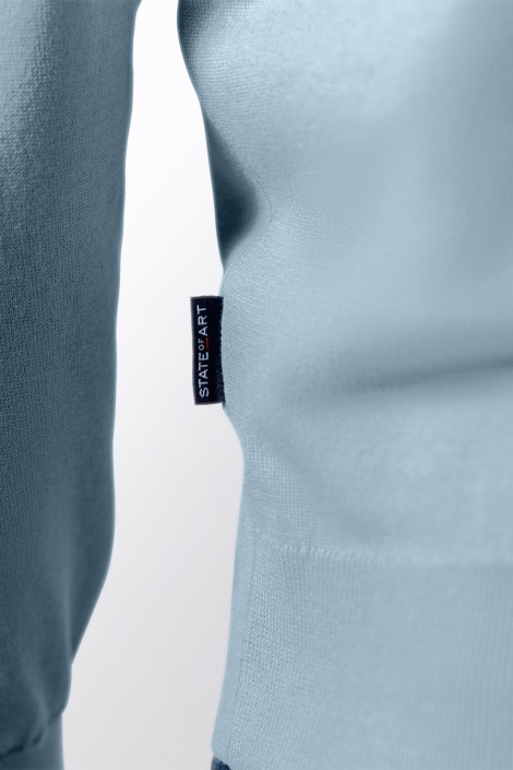 State of Art blauwe heren trui | Close up