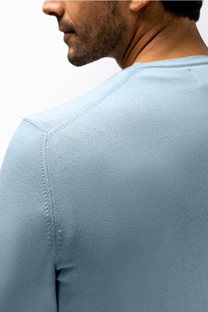 State of Art blauwe heren trui | Kleurstaal