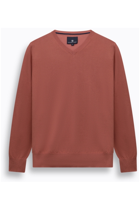 State of Art oranje heren trui | Vooraanzicht