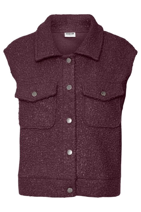 Noisy may bordeaux dames gilet | Vooraanzicht