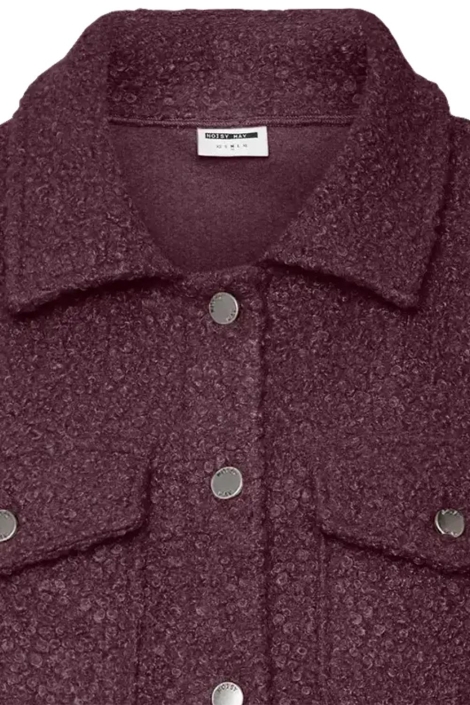 Noisy may bordeaux dames gilet | Close up