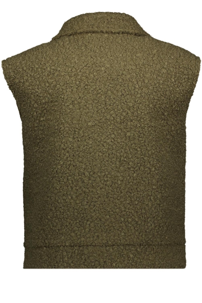 Noisy may groene dames gilet | Achteraanzicht