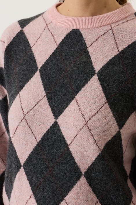 Garcia roze dames trui | Close up