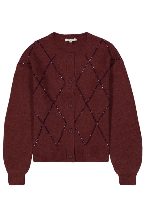 Garcia bordeaux dames vest | Vooraanzicht