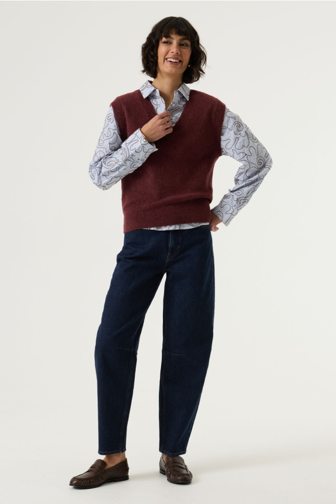 Garcia bordeaux dames trui | Model