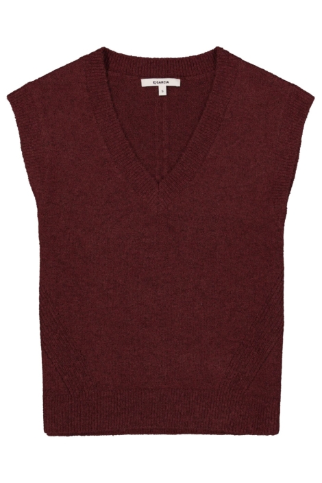 Garcia bordeaux dames trui | Vooraanzicht